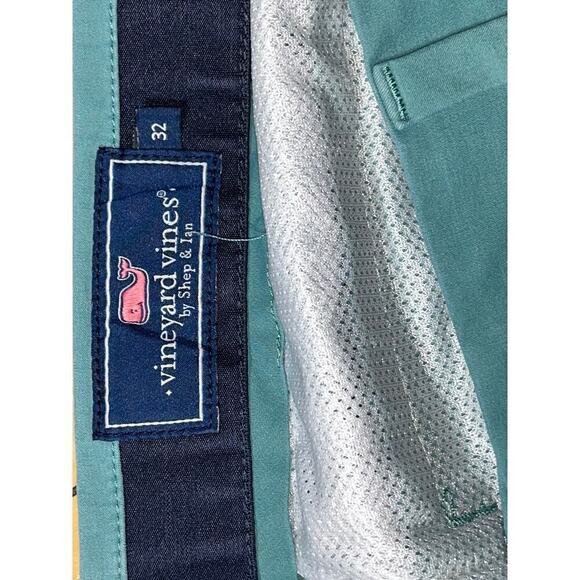 Vineyard Vines Men's Teal Shorts. Size 32. Quick dry w/ Mesh pockets.Beach.Water - Picture 5 of 5